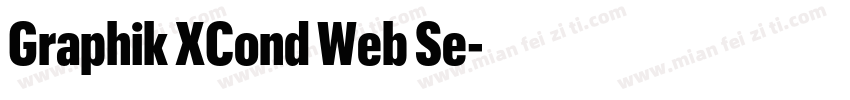 Graphik XCond Web Se字体转换